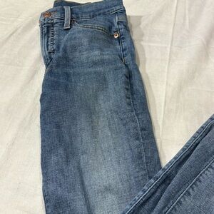 J.Crew Toothpick Skinny Jeans Size 26 Medium Wash Stretch Denim